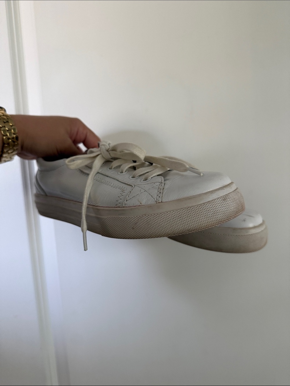 Taos Footwear Plim Soul Lux Leather Sneakers White 8.5 - Picture 12 of 13